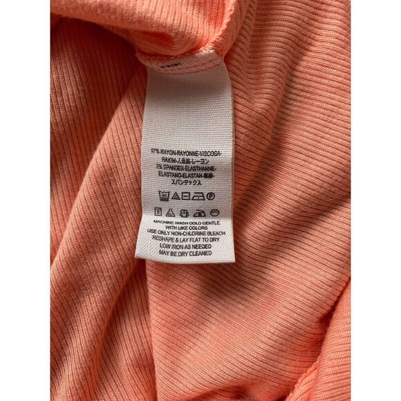 NWOT NEW We The Free People Grapevine Coral BOHO Asymmetrical TUNIC TOP sz S - Picture 8 of 8